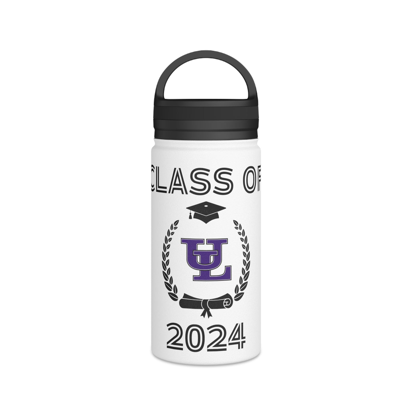 UL Stainless Steel Water Bottle, Handle Lid