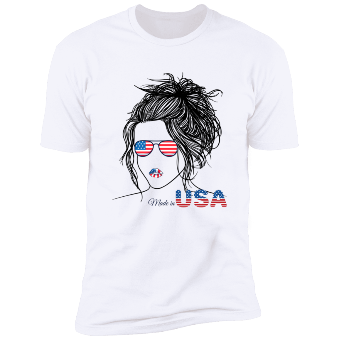 Made in USA Girl Tee