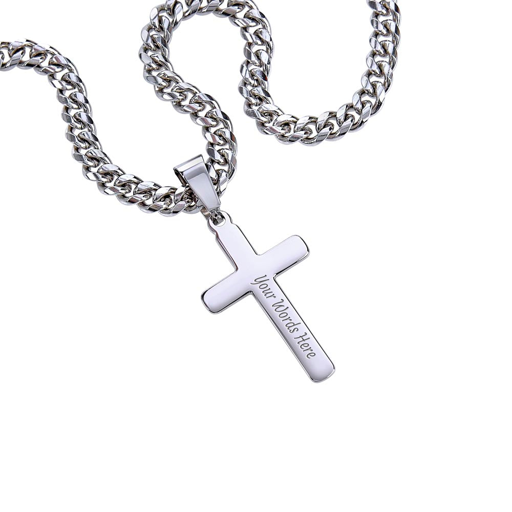 Faith / Men / Son / Grandson / Dad / Father / Brother / Cross with chain