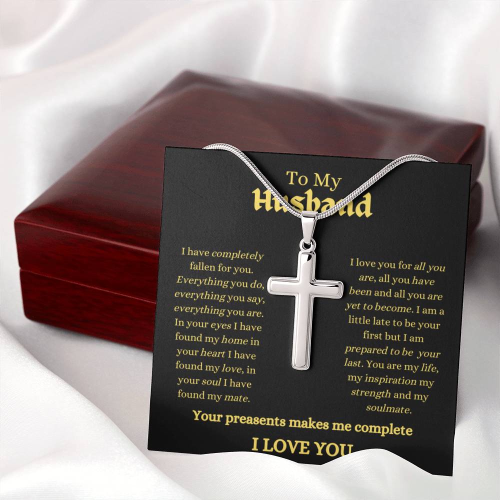 Husband / Man / Faith /Cross with Chain / Necklace
