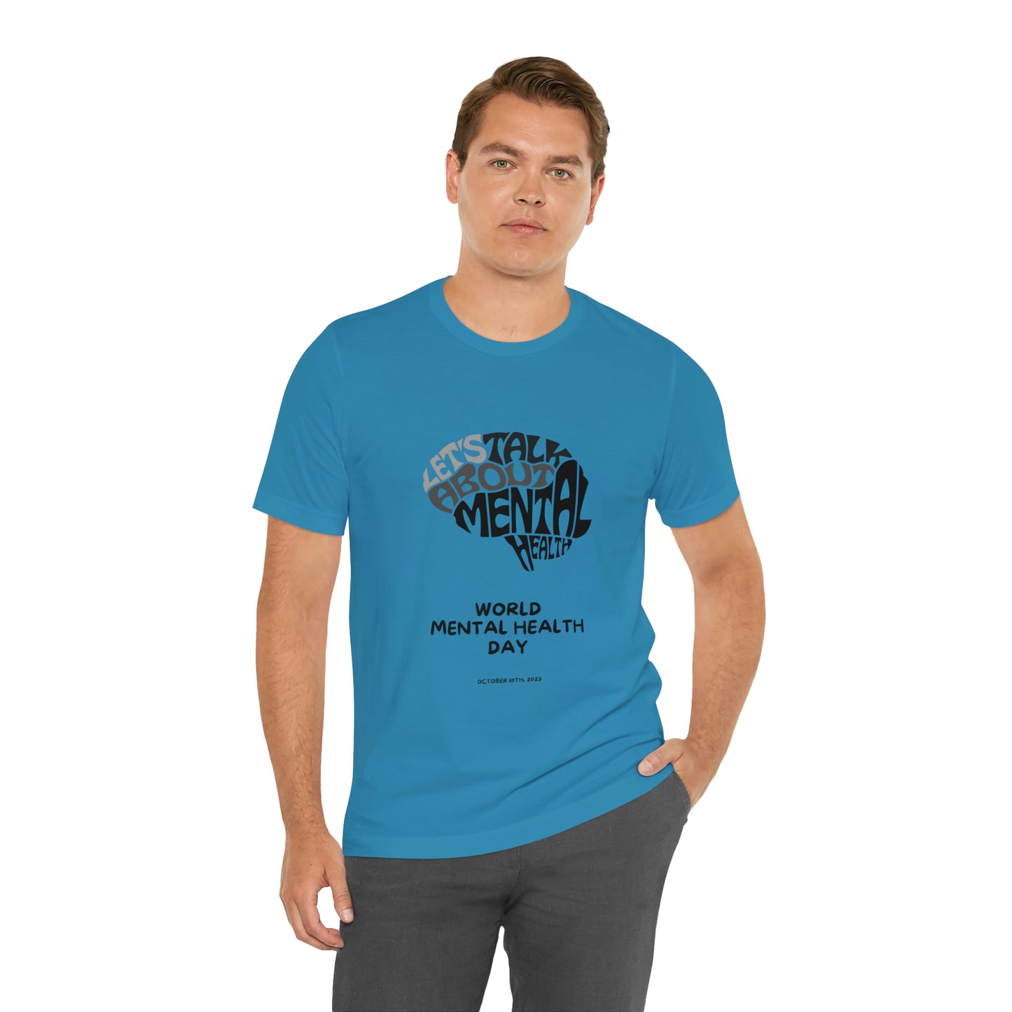 Mental Health Awareness Unisex Jersey Short Sleeve Tee