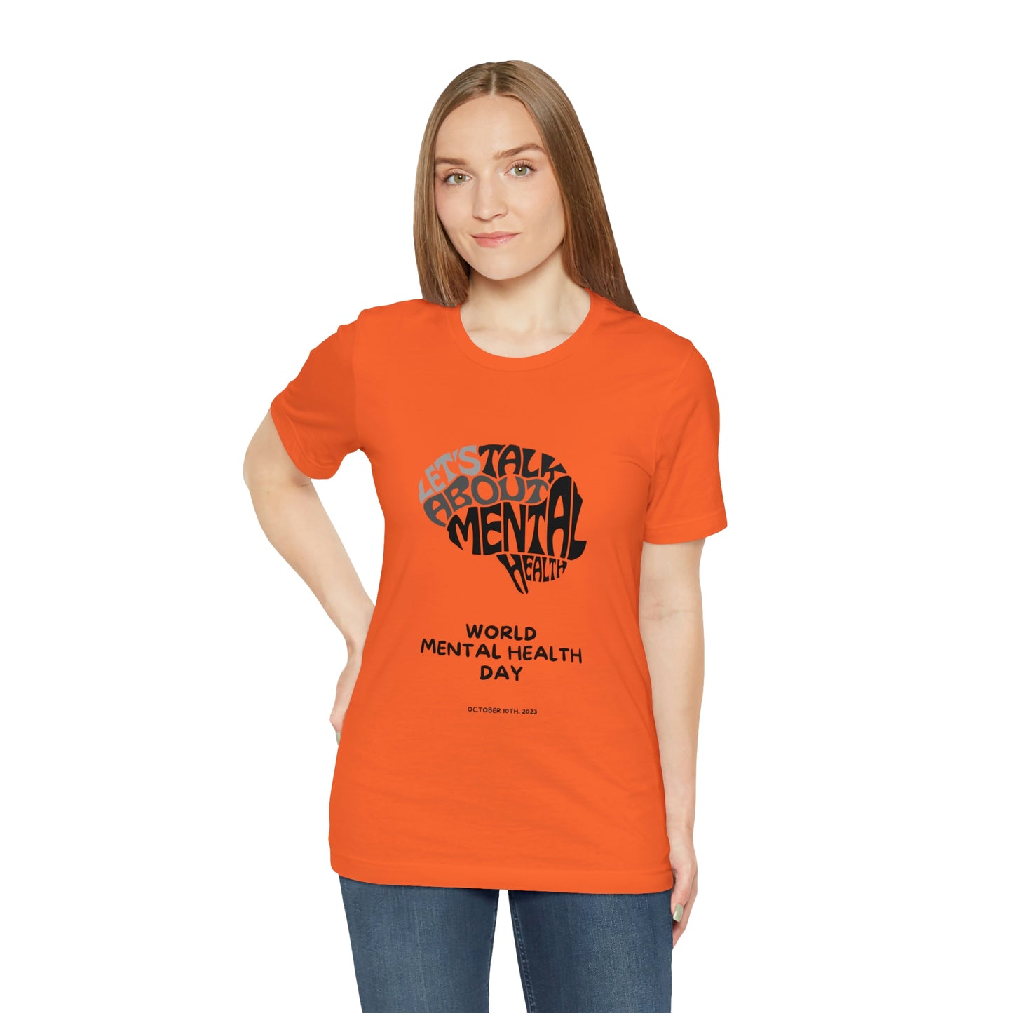 Mental Health Awareness Unisex Jersey Short Sleeve Tee