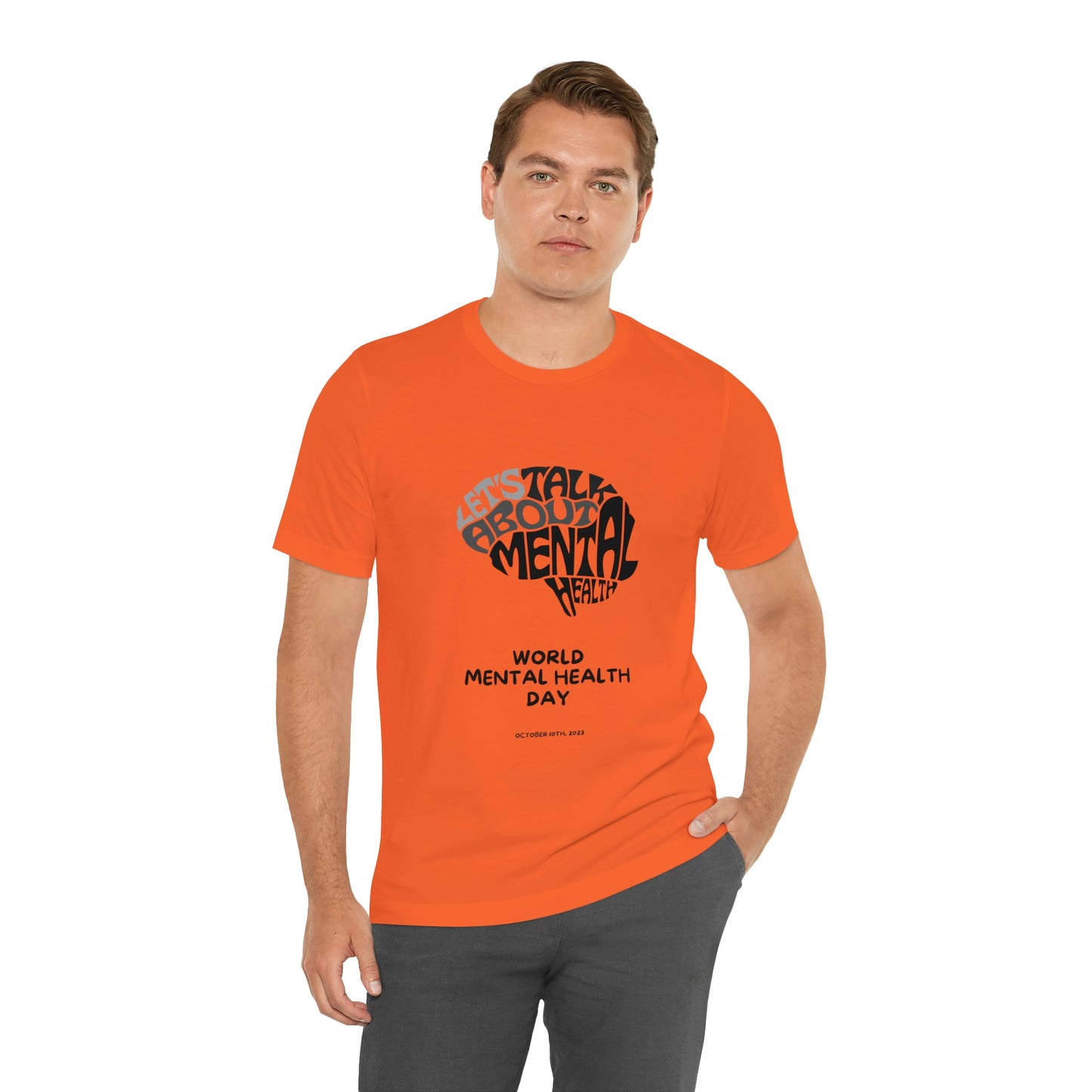Mental Health Awareness Unisex Jersey Short Sleeve Tee