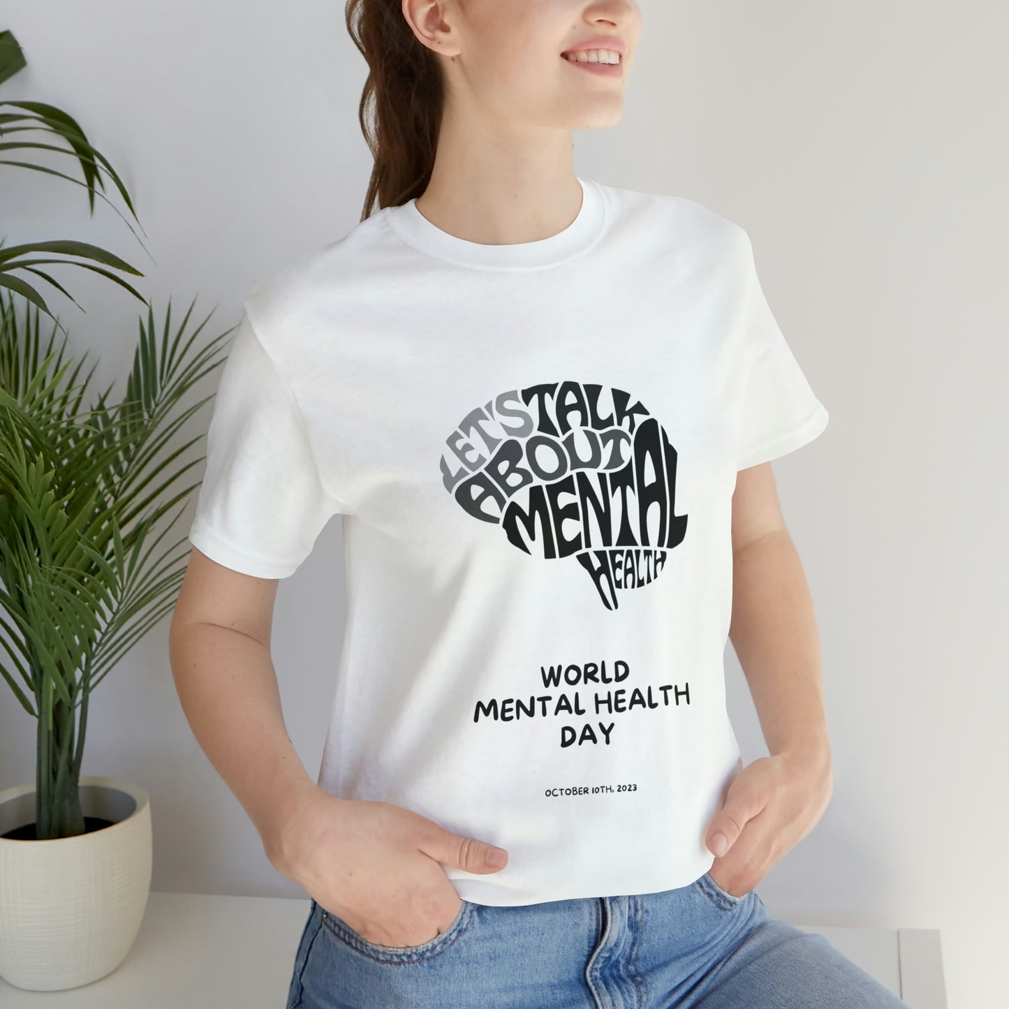 Mental Health Awareness Unisex Jersey Short Sleeve Tee