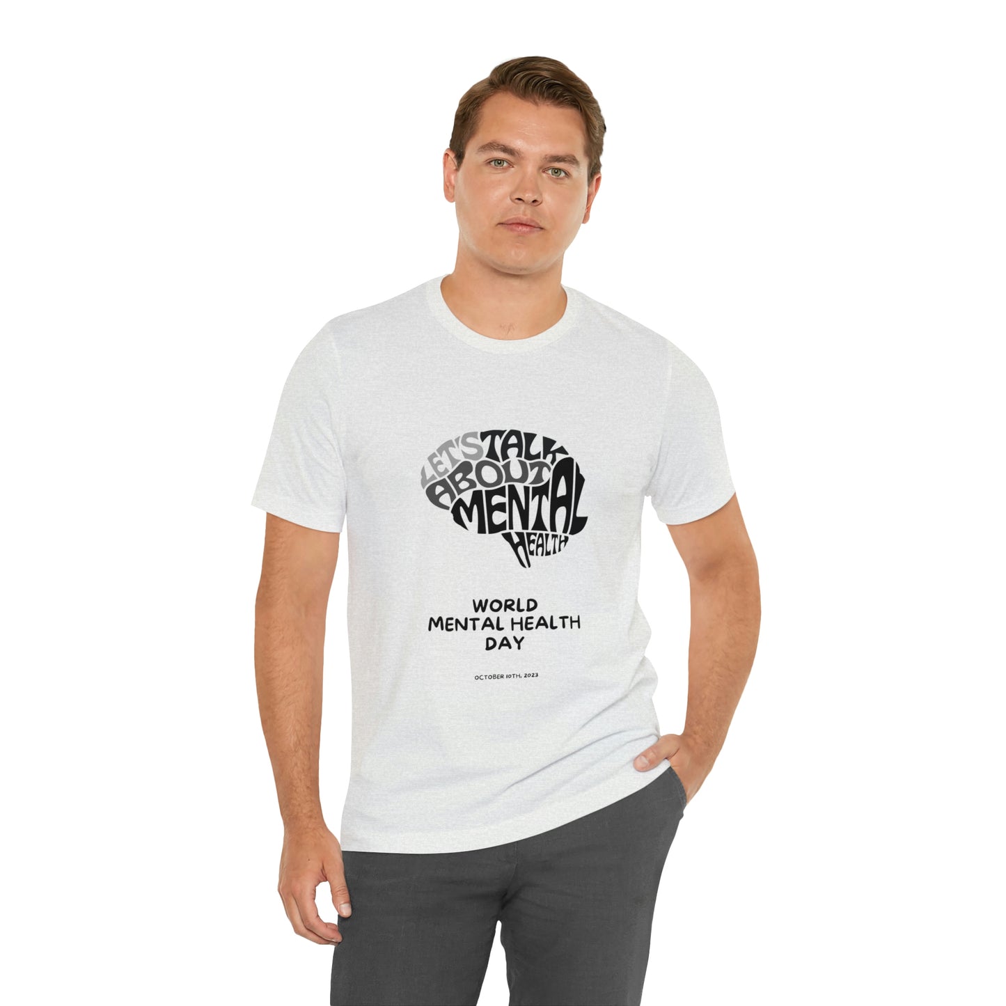 Mental Health Awareness Unisex Jersey Short Sleeve Tee