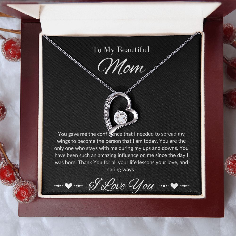Mom Neckless Forever Neckless White Gold Yellow Gold