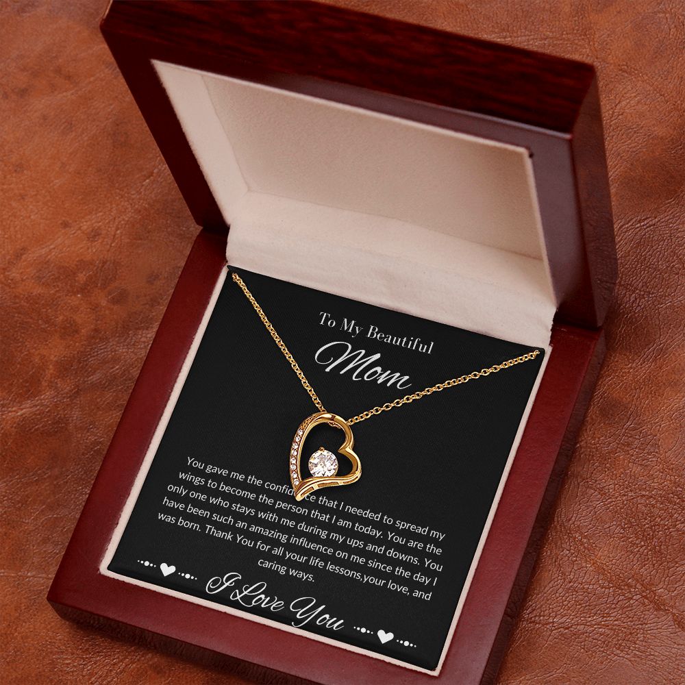 Mom Neckless Forever Neckless White Gold Yellow Gold