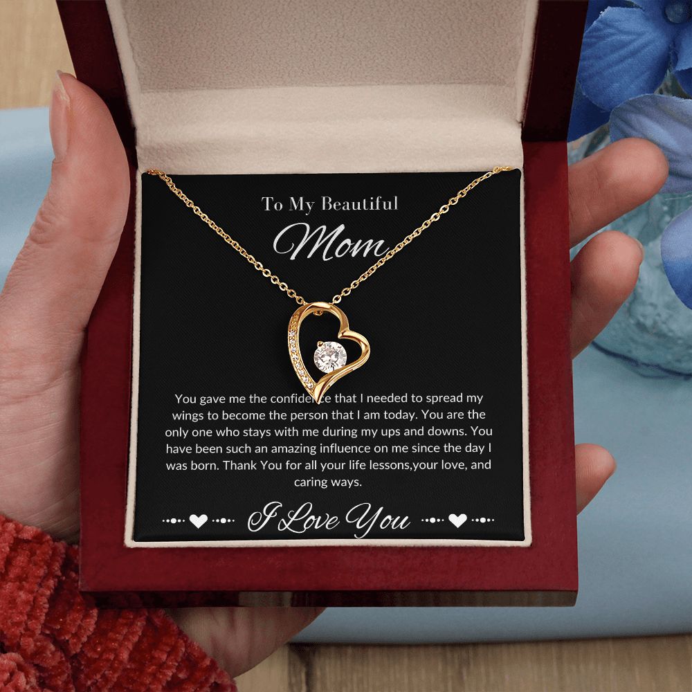 Mom Neckless Forever Neckless White Gold Yellow Gold