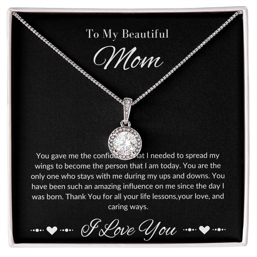 Mom Stepmom Mother's Day, Perfect I Love You Eternal Hope Neckless