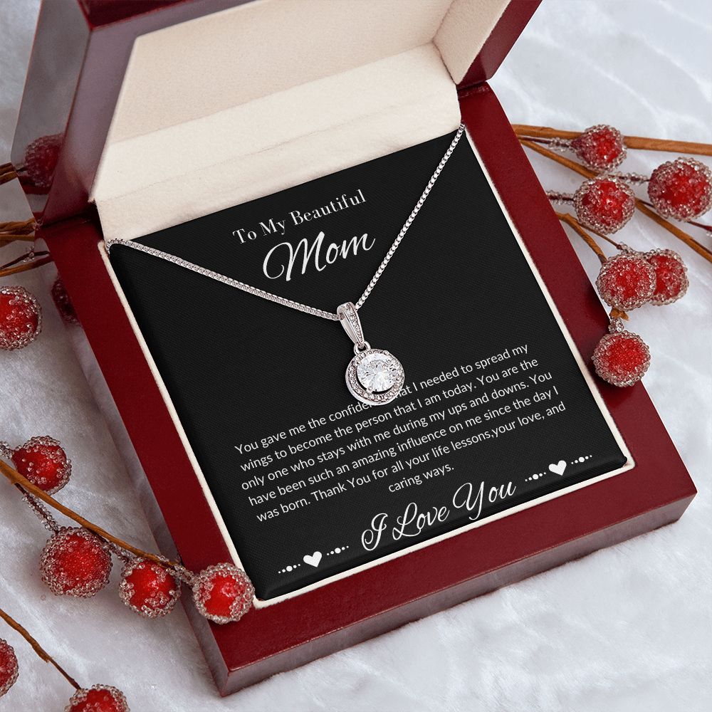 Mom Stepmom Mother's Day, Perfect I Love You Eternal Hope Neckless