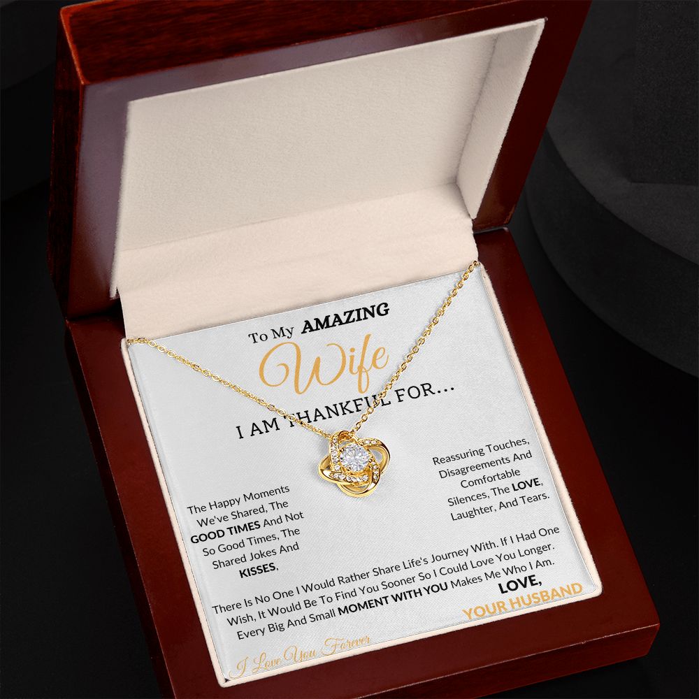 Wife Neckless Love Knot