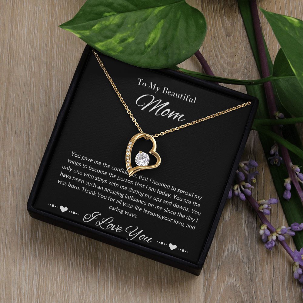 Mom Neckless Forever Neckless White Gold Yellow Gold