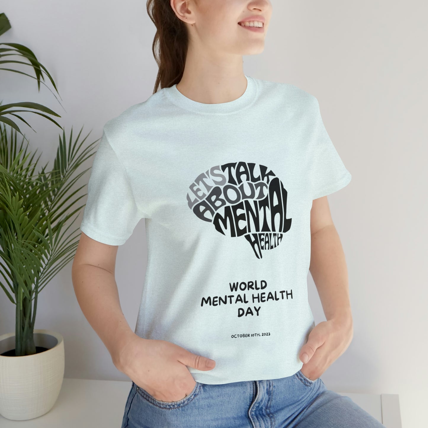 Mental Health Awareness Unisex Jersey Short Sleeve Tee