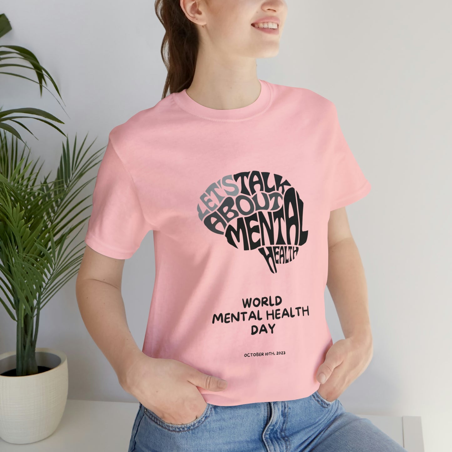 Mental Health Awareness Unisex Jersey Short Sleeve Tee