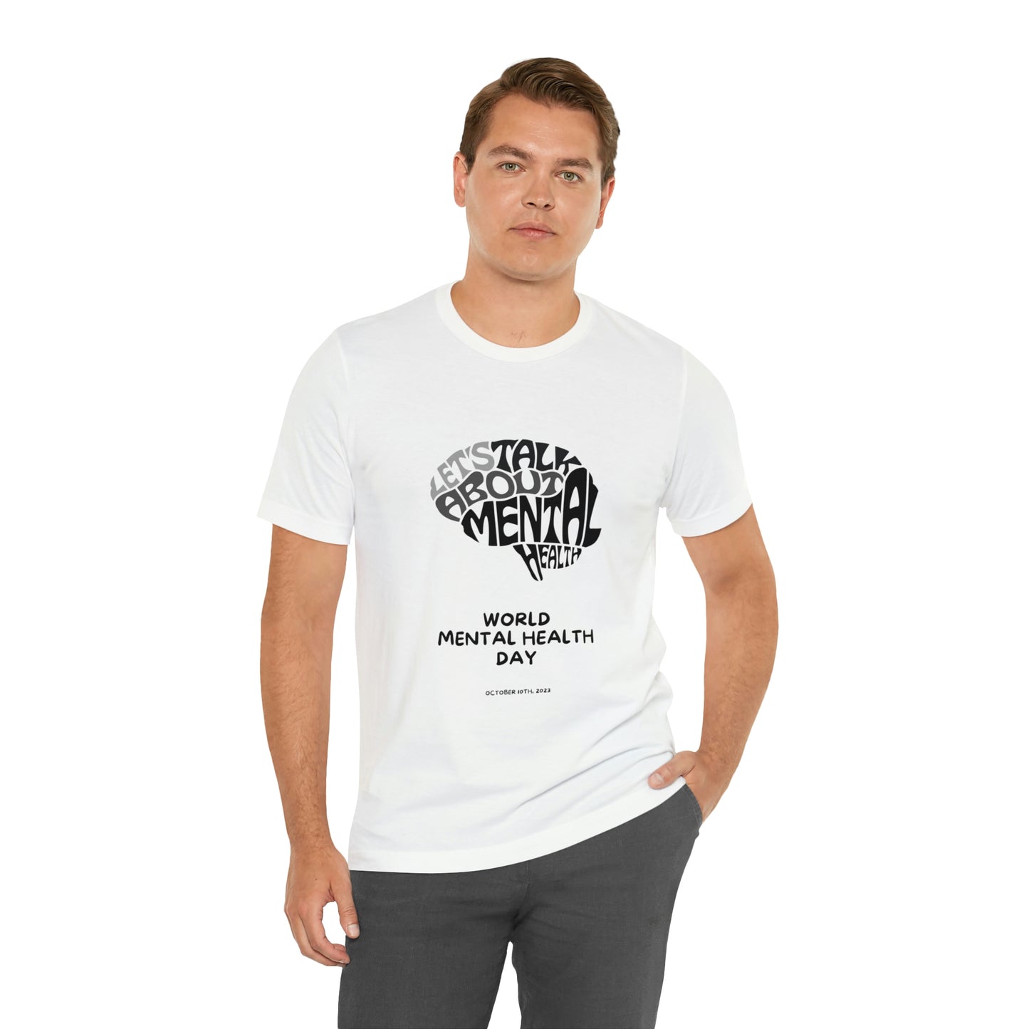 Mental Health Awareness Unisex Jersey Short Sleeve Tee