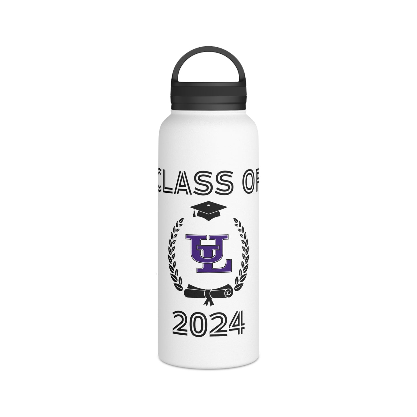 UL Stainless Steel Water Bottle, Handle Lid