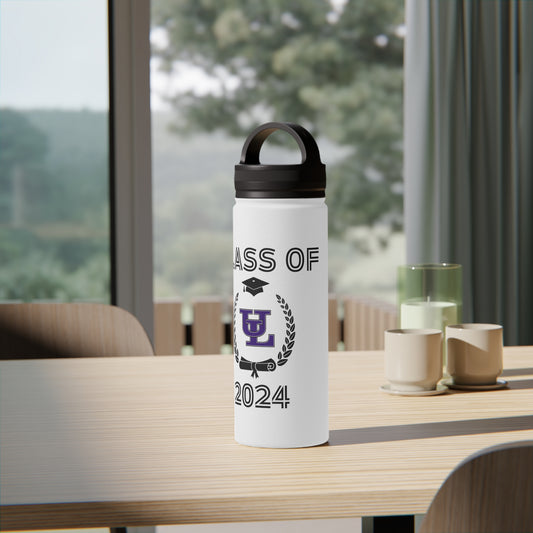 UL Stainless Steel Water Bottle, Handle Lid