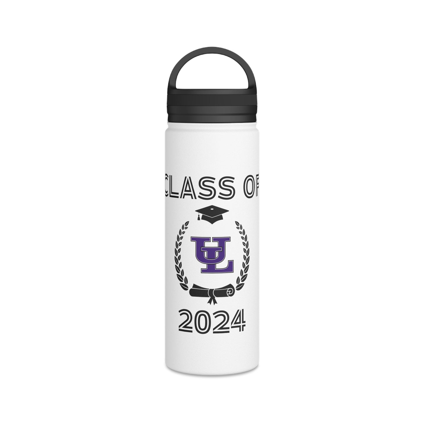 UL Stainless Steel Water Bottle, Handle Lid