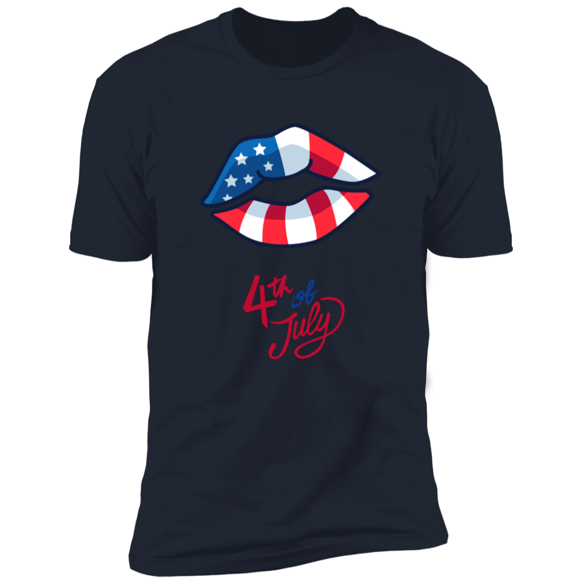 4th of July Lips Tee