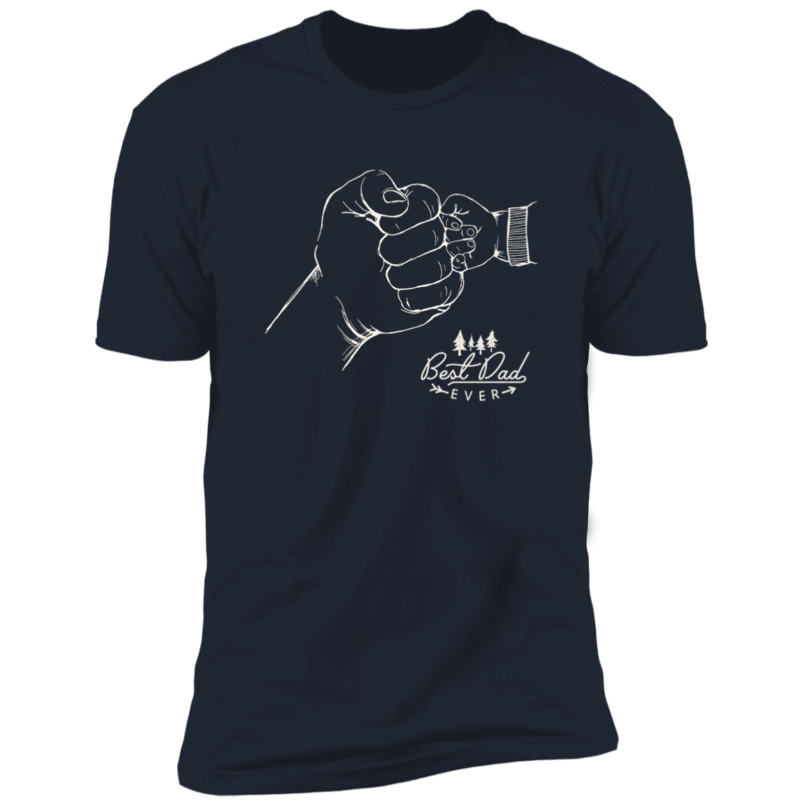 Best Dad Ever Fist Bump Front