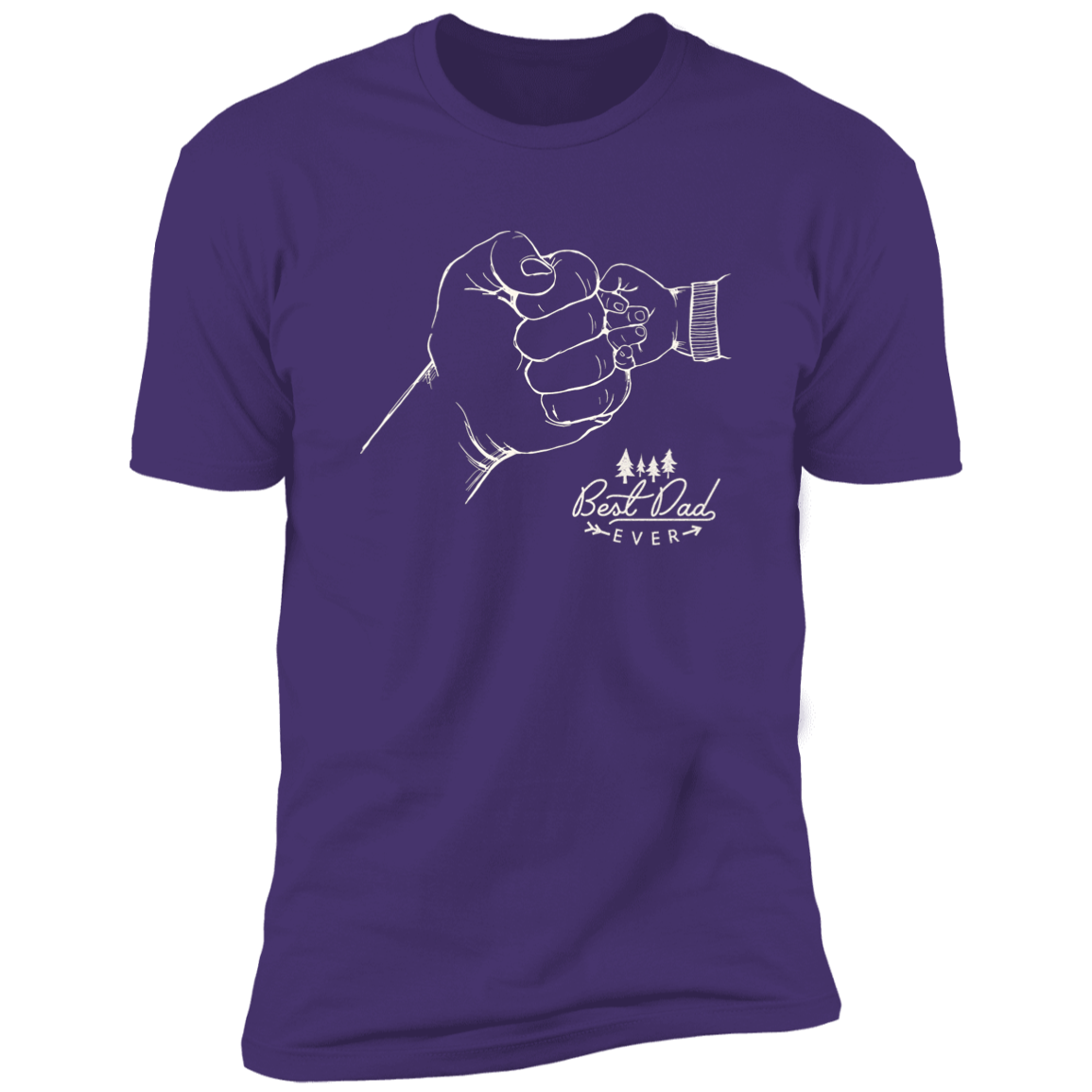 Best Dad Ever Fist Bump Front