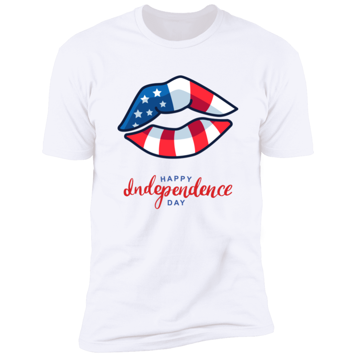 Independance Day Lips Tee
