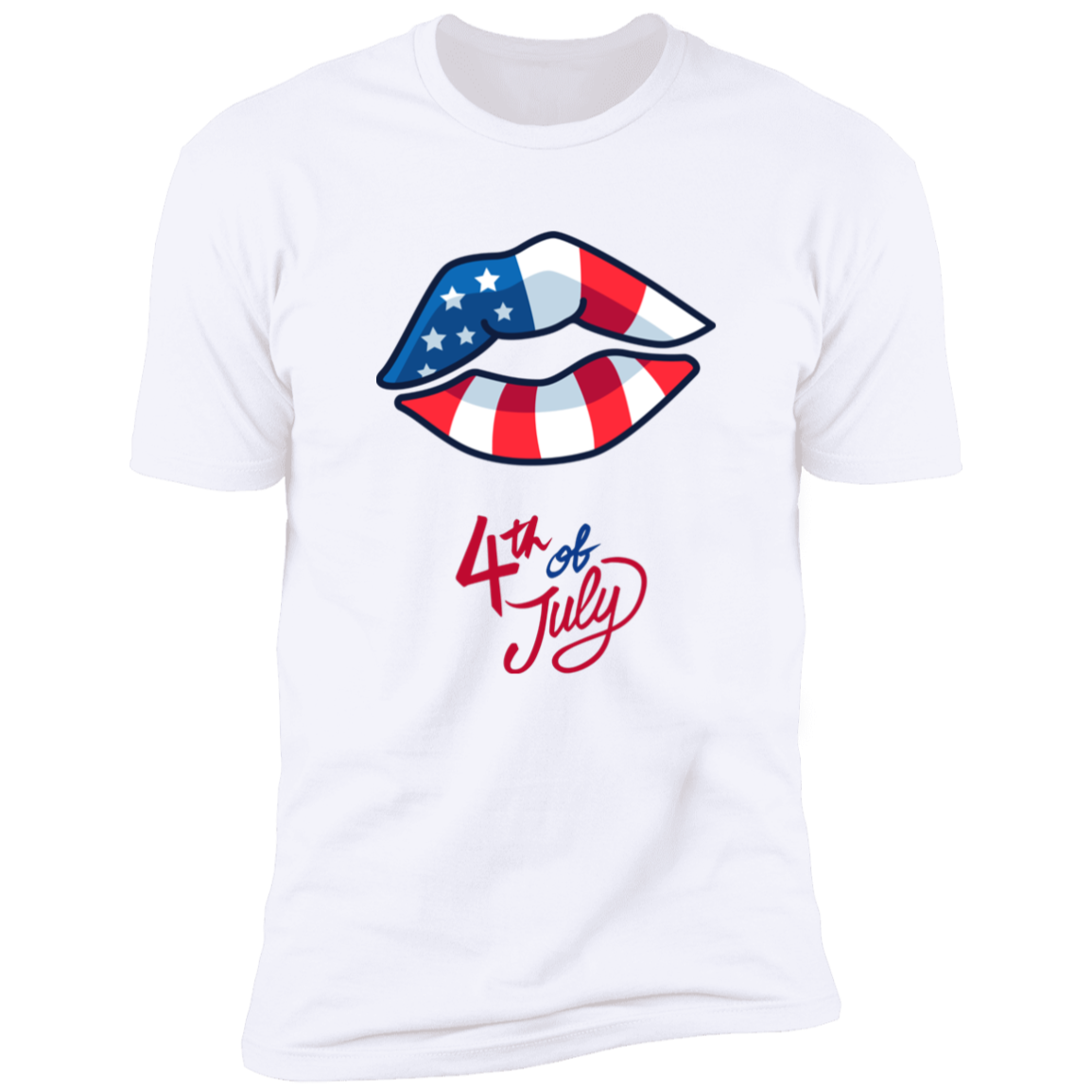 4th of July Lips Tee