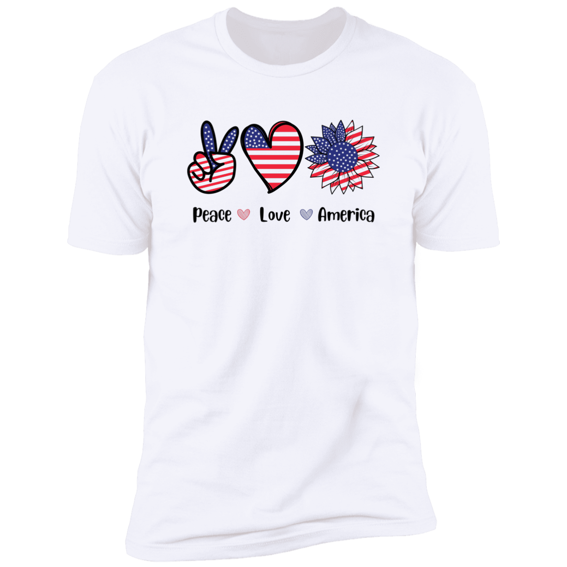 Peace Love America Tee
