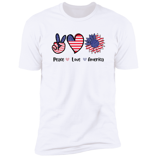 Peace Love America Tee
