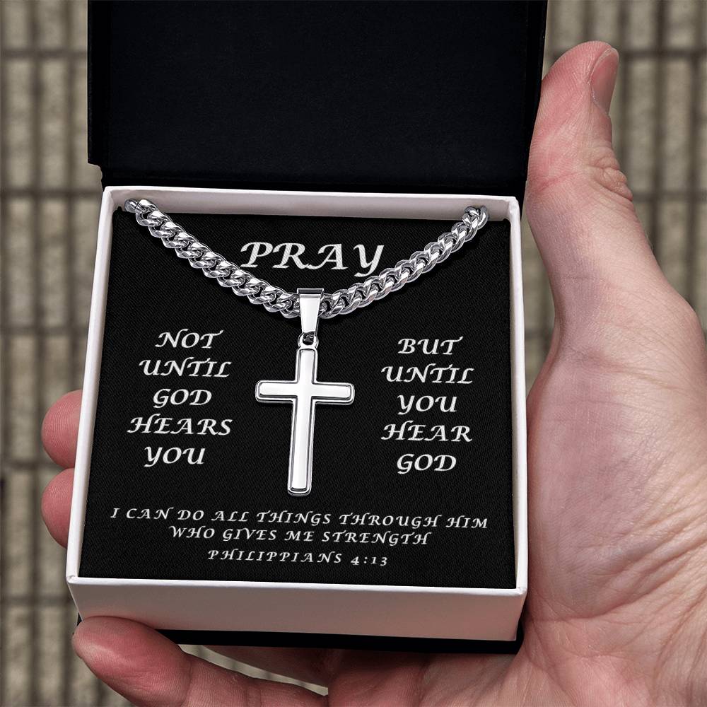 Faith / Men / Son / Grandson / Dad / Father / Brother / Cross with chain