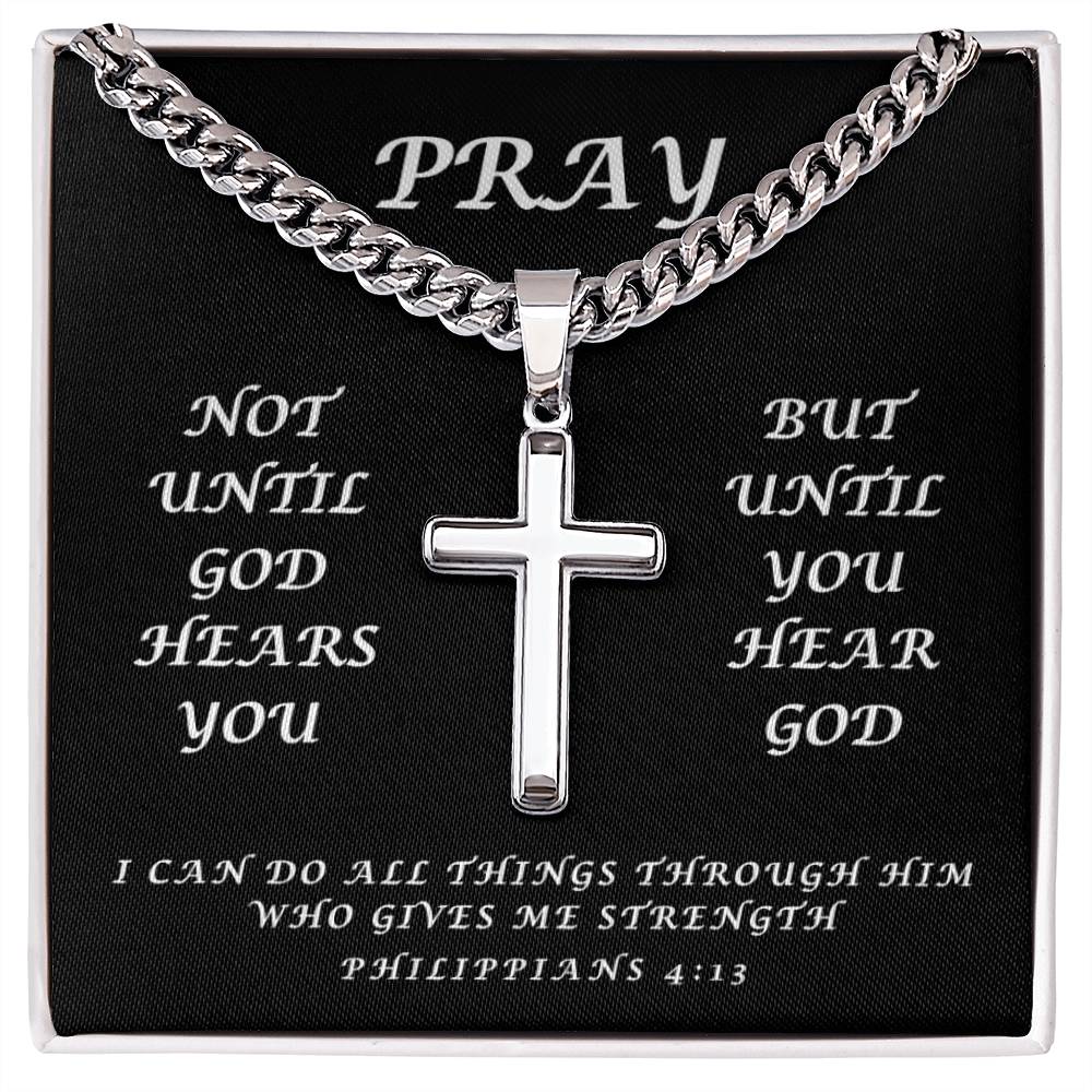 Faith / Men / Son / Grandson / Dad / Father / Brother / Cross with chain