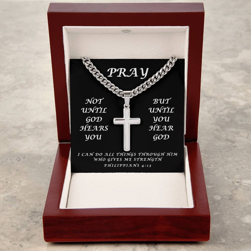 Faith / Men / Son / Grandson / Dad / Father / Brother / Cross with chain