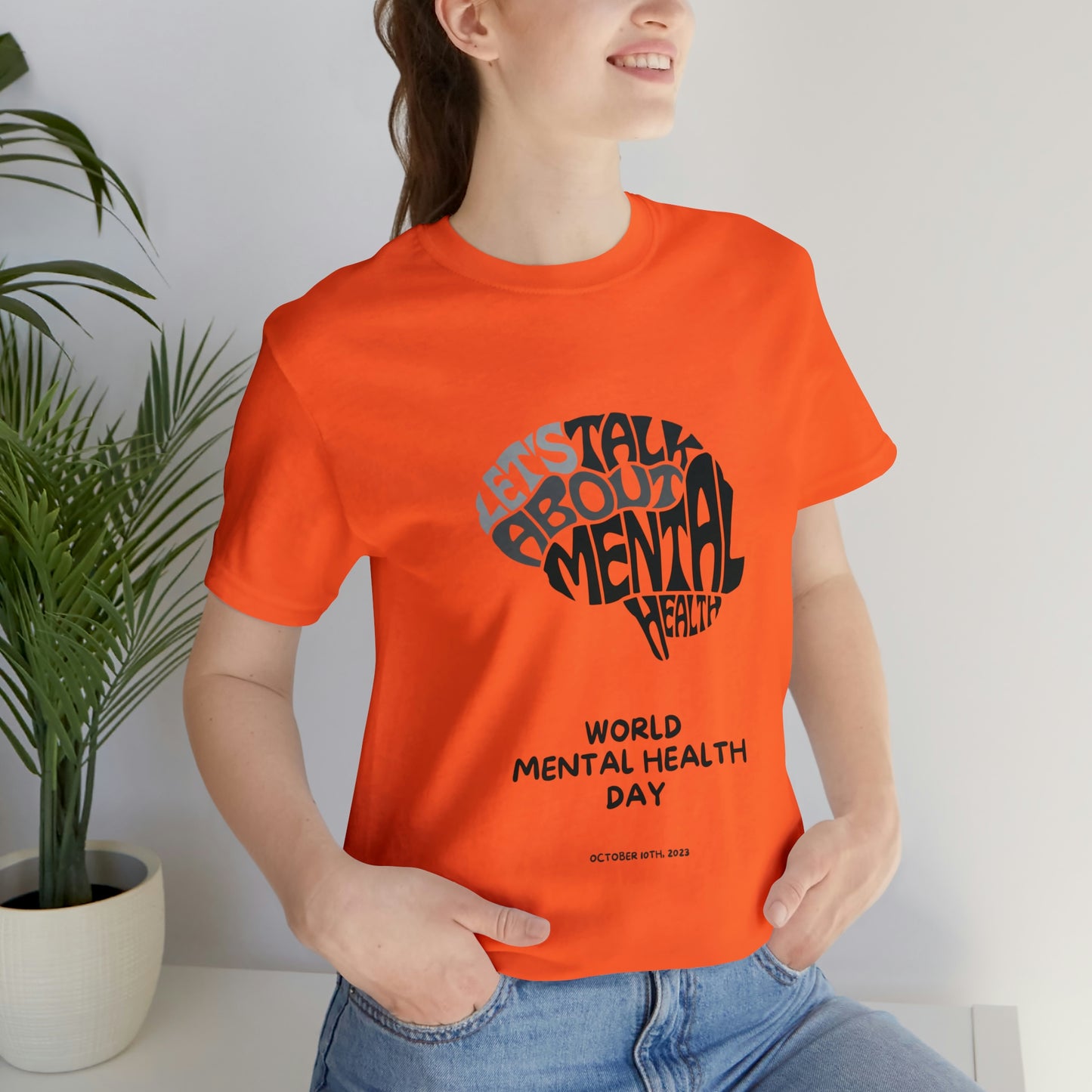 Mental Health Awareness Unisex Jersey Short Sleeve Tee