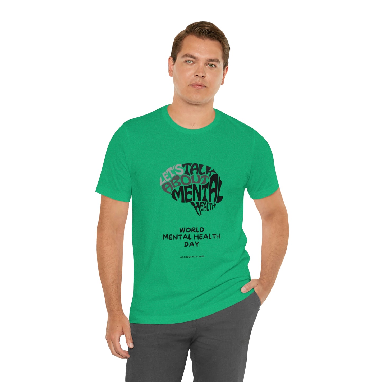 Mental Health Awareness Unisex Jersey Short Sleeve Tee