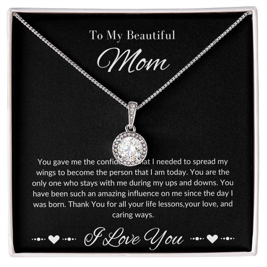 Mom Stepmom Mother's Day, Perfect I Love You Eternal Hope Neckless