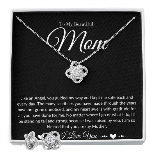 Mom Stepmom Mother's Day, Perfect I Love You Earing Neckless set