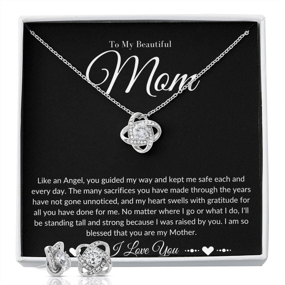 Mom Stepmom Mother's Day, Perfect I Love You Earing Neckless set