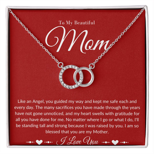 Mom Stepmom Mother's day Neckless Perfect Pair Neckless