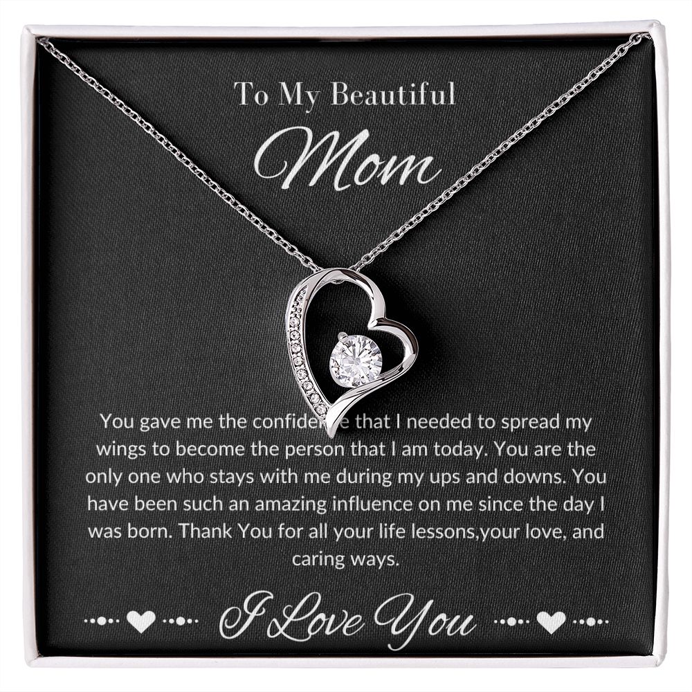 Mom Neckless Forever Neckless White Gold Yellow Gold