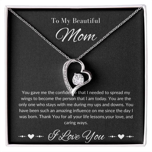 Mom Neckless Forever Neckless White Gold Yellow Gold
