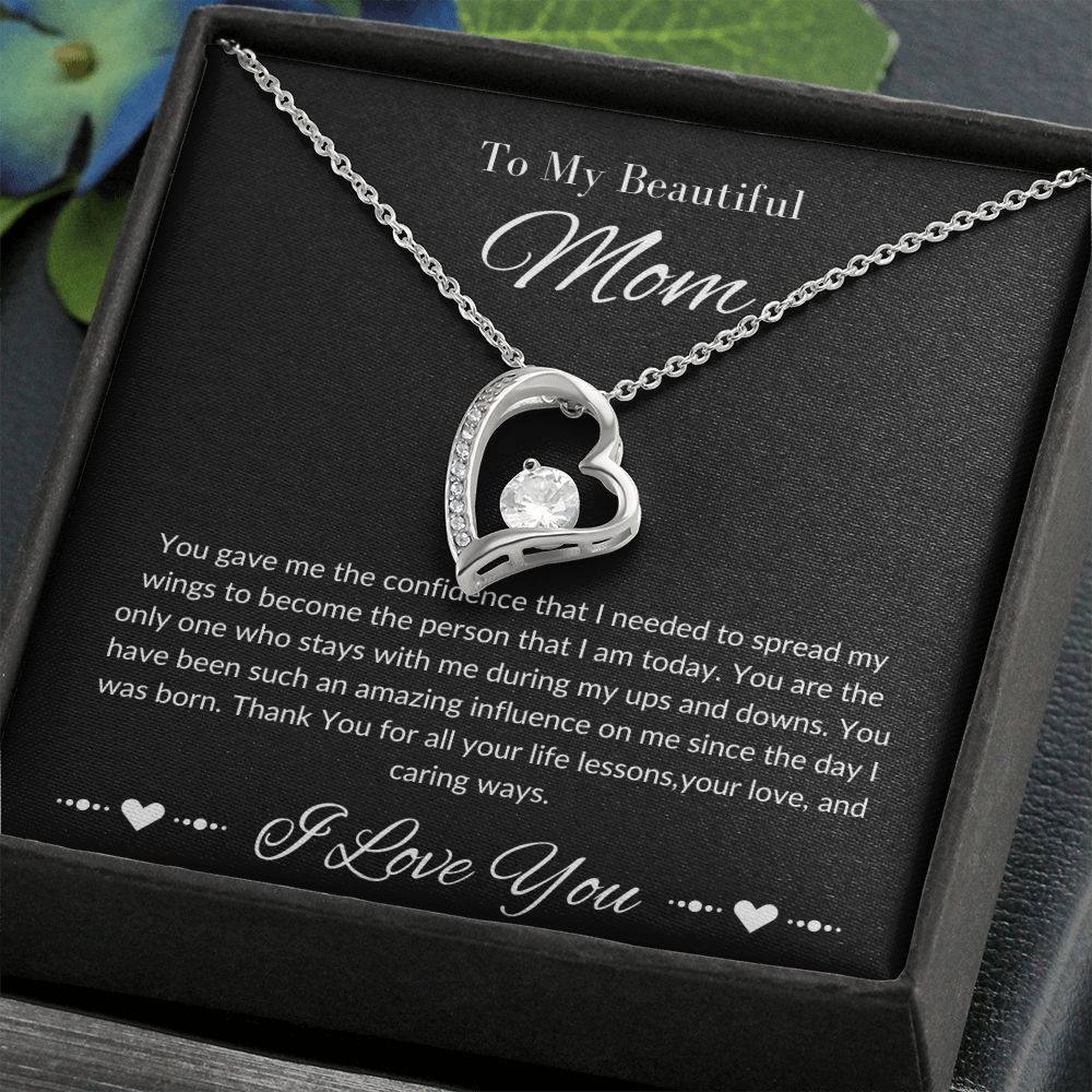 Mom Neckless Forever Neckless White Gold Yellow Gold