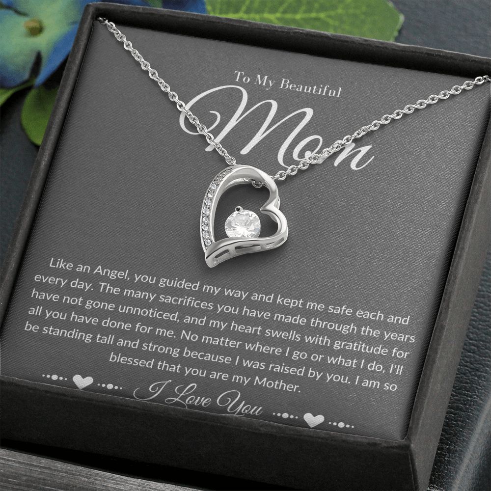 Mom Stepmom Mother's day Neckless Forever Neckless White Gold Yellow Gold