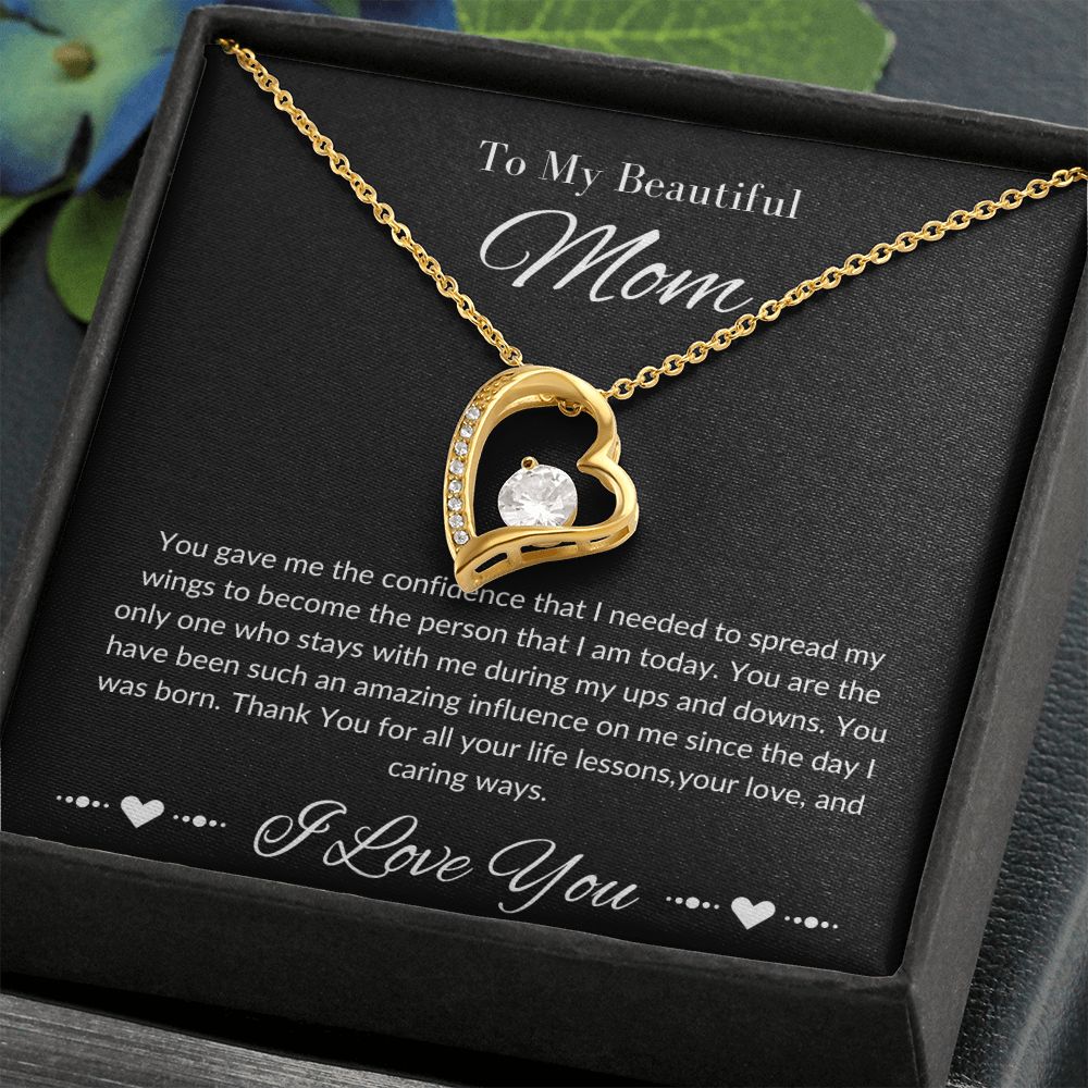 Mom Neckless Forever Neckless White Gold Yellow Gold