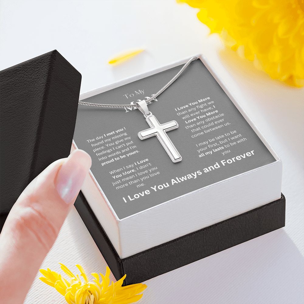 Man/Husband Stainless Steel Cross Neckless