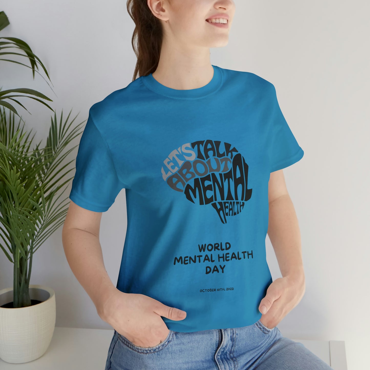 Mental Health Awareness Unisex Jersey Short Sleeve Tee