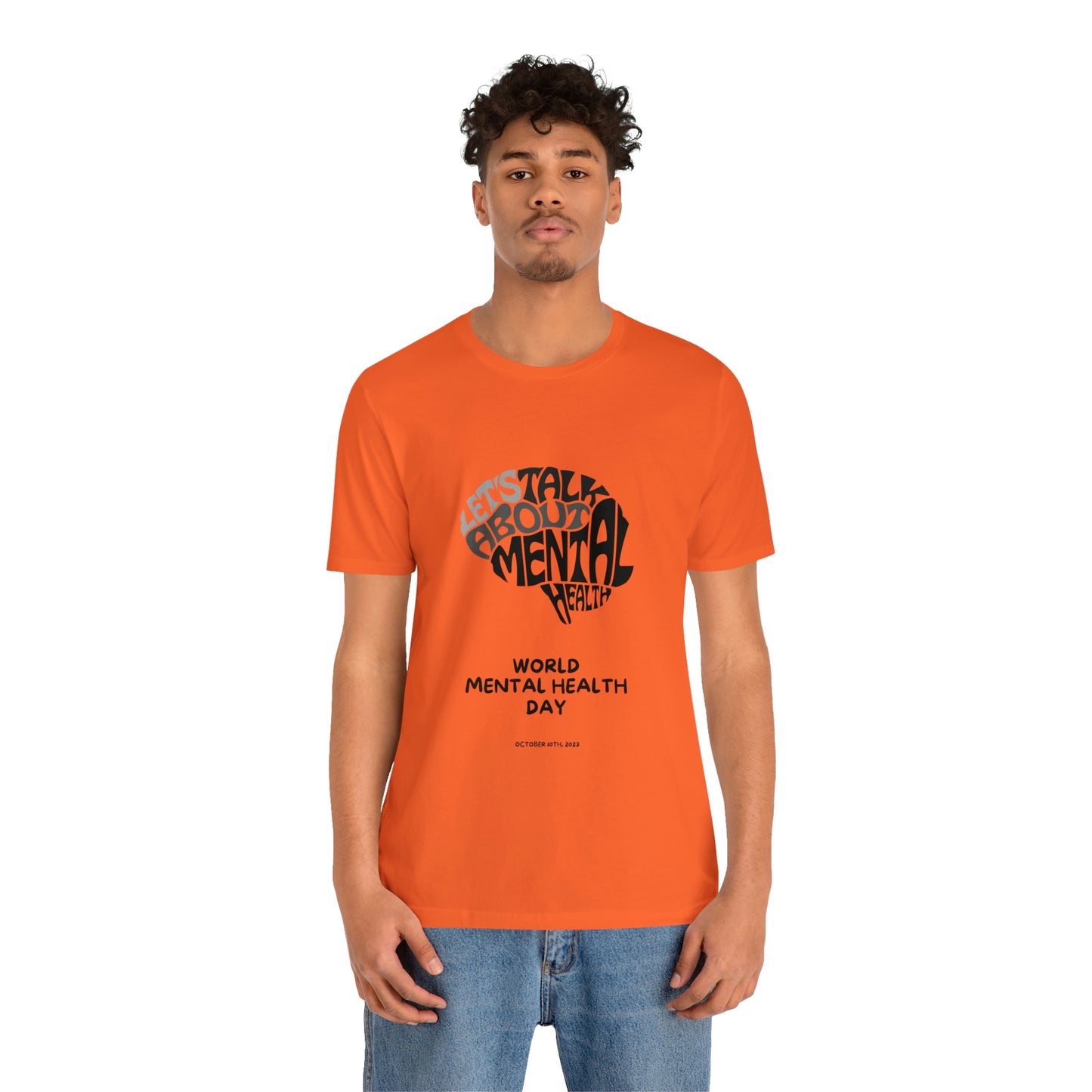 Mental Health Awareness Unisex Jersey Short Sleeve Tee